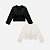 Casaqueto Em Pelo Liso Infantil Menina Infanti 79320 Offwhite - Imagem 1