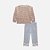 Conjunto De Blusão Em Pelo Carneirinho Paetê Com Calça Legging Em Termoskin Peluciado Bebê Menina Infanti 80312 Rosa - Imagem 1