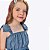 Vestido Jeans Infantil Menina Mundo Cinti 12499 Azul - Imagem 1