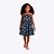 Vestido Alcinha Estampado Infantil Menina Brandili 26604 Azul - Imagem 1