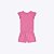 Conjunto Blusa Manga Curta Flor E Short-Saia Infantil Menina Brandili 26624 Rosa - Imagem 1
