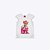 Blusa Manga Curta Ursinha Infantil Menina Kyly 1000997 Rosa - Imagem 1