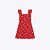 Vestido Cereja Infantil Menina Brandili 26905 Vermelho - Imagem 1