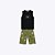 Conjunto Camiseta Regata E Bermuda Moletom Infantil Menino Brandili 26551 Preto - Imagem 1