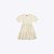 Vestido Em Moletinho Linho Off White Infantil Menina Mundo Cinti 12500 Offwhite - Imagem 1