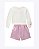 Conjunto de Blusão Boxy em Molecotton e Shorts-Saia em Moletom sem Pelúcia Infanti Feminino Infanti 90829 - Imagem 1