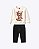Conjunto Moletom e Calça Legging Infantil Feminino Kyly 1001513 - Imagem 2
