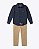Conjunto Camisa Manga Longa e Calça Sarja Juvenil Masculino Vigat 3213 - Imagem 2