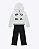 Conjunto Casaco com Capuz e Calça Moletom Flare Juvenil Kyly 1001567 - Imagem 2