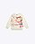 Conjunto Moletom Ursinha Off White Infantil Feminino Cinti 12999 - Imagem 3