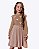 Vestido em Cotton e Tule Plissado Poá Infantil Feminino Infanti 90392 - Imagem 1