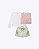 Blusa em Cotton Colete em Pelo Carneirinho e Shorts-Saia em Moletom sem Pelúcia Infantil Feminino Infanti 90831 - Imagem 2