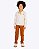 Conjunto Casaco Off White e Calça Sarja Caramelo Infantil Masculino Vigat 3196 - Imagem 1