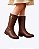 Bota Cano Longo Montaria Safira Marrom Infantil Feminina Pampili 279129000 - Imagem 4
