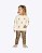Conjunto Casaco Moletom Peluciado e Calça Legging  Molicotton Peluciado Infantil Feminino Milon  2001496 - Imagem 1
