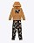 Conjunto Casaco Moletom com Capuz e Calça Legging Estampada Infantil Feminino Kyly 1001562 - Imagem 2