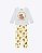 Pijama Manga Longa Capivara Brilha no Escuro Infantil Feminino Kyly 1001638 - Imagem 5