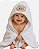 Toalha de Banho Bordada com Capuz e Forro Fralda Bublim Baby 76016 - Imagem 2