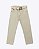 Calça Sarja Bege com Cinto Juvenil Masculina Articolare 4735 - Imagem 1