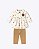 Conjunto Casaco Moletom Peluciado e Calça Legging Infantil Feminino Kyly 1001518 - Imagem 2