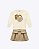 Conjunto Casaco Moletom e Shorts-Saia Jacquard Infantil Feminino Milon 2001497 - Imagem 5