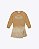 Conjunto Casaco Cropped Manga Longa Moletom e Shorts-Saia Jacquard Infantil Feminino Milon 2001509 - Imagem 5