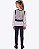 Trio de Blusa em Malha Comfy com Colete em Molecotton e Calça Legging em Fly Tech Infantil Feminino Infanti 92495 - Imagem 2