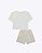 Conjunto de Blusa em Meia Malha e Shorts em Moletom Linho sem Pelúcia Infanti Infantil Feminino 96365 - Imagem 5