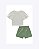 Conjunto de Blusa em Meia Malha e Shorts em Linho com Elastano Infantil Feminino Infanti 97539 - Imagem 4