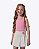 Conjunto de Regata em Soft Line e Shorts em Sarja com Elastano Infantil Feminino Infanti 95373 - Imagem 1