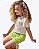 Conjunto de Blusa em Malha Fresh com Shorts em Blend de Viscose Infantil Feminino Infanti 93228 - Imagem 4
