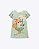 Vestido em Malha Power Manga Curta Verde Infantil Feminino Infanti 93385 - Imagem 3