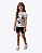 Conjunto de Blusa em Malha Power e Bermuda Biker em Canelado Liz Infantil Feminino Infanti 96891 - Imagem 1