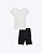 Conjunto de Blusa em Malha Power e Bermuda Biker em Canelado Liz Infantil Feminino Infanti 96891 - Imagem 4