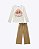 Conjunto de Blusa em Malha Power e Calça Wide Leg Infantil Feminino Infanti 92504 - Imagem 3