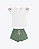 Conjunto Blusa Manga Curta Tulipas e Shorts-Saia Moletinho Infantil Feminino Have Fun 30448 - Imagem 2