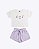 Conjunto Blusa Manga Curta e Shorts-Saia Linho Infantil Feminino Have Fun 30434 - Imagem 2
