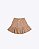 Conjunto Blusa Meia Malha e Saia com Shorts Embutido Bege Infantil Feminino Have Fun 30418 - Imagem 4