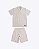 Conjunto Camiseta Manga Curta Social e Bermuda Regular Linho Texturizado Infantil Masculino Have Fun 30560 - Imagem 1