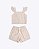 Conjunto Blusa e Shorts Linho Bordado Flowers Infantil Feminino Have Fun 30530 - Imagem 1