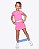 Conjunto Fitness Blusa e Saia Shorts Malha Proteção UV Infantil Feminino Have Fun 30581 - Imagem 1