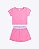 Conjunto Fitness Blusa e Saia Shorts Malha Proteção UV Infantil Feminino Have Fun 30581 - Imagem 2