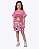 Vestido Manga Curta Rosa Meia Malha Toy Story Jessie Infantil Feminino Brandili 27559 - Imagem 1