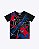 Camiseta Manga Curta Homem-Aranha Infantil Masculina Brandili 27434 - Imagem 4
