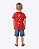 Camiseta Manga Curta Meia Malha Mickey Infantil Masculina Brandili 27427 - Imagem 2