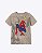Camiseta Manga Curta Meia Malha Homem-Aranha Infantil Masculina Brandili 27436 - Imagem 1