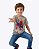 Camiseta Manga Curta Meia Malha Homem-Aranha Infantil Masculina Brandili 27436 - Imagem 2