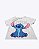 Camiseta Manga Curta Meia Malha Stitch Infantil Feminina Brandili 27457 - Imagem 4