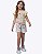Conjunto de Blusa em Meia Malha e Shorts em Moletom sem Pelúcia Infantil Infanti Feminino 95425 - Imagem 1