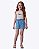 Conjunto de Regata em Canelado Liz e Shorts em Jeans com Elastano Infantil Feminino Infanti 95563 - Imagem 1